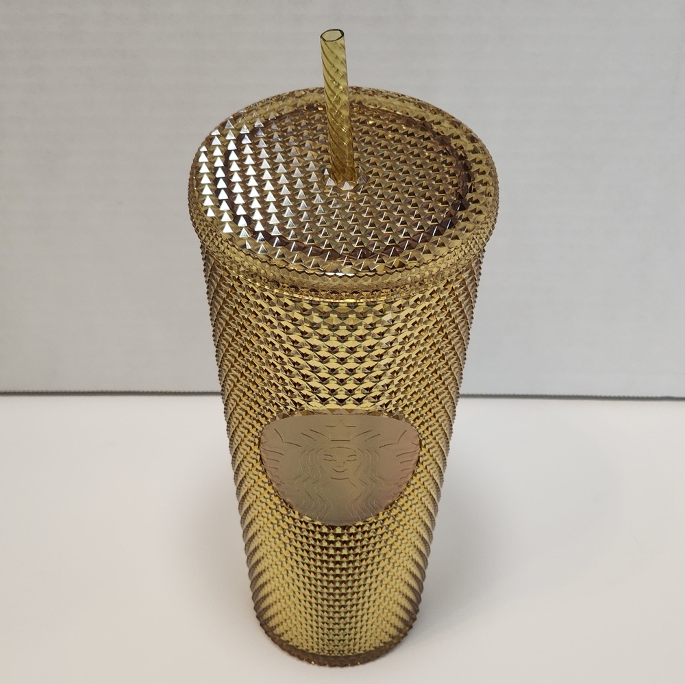 Disney Starbucks WDW 50th Anniversary GOLD Tumbler NWT - Picture 2 of 7